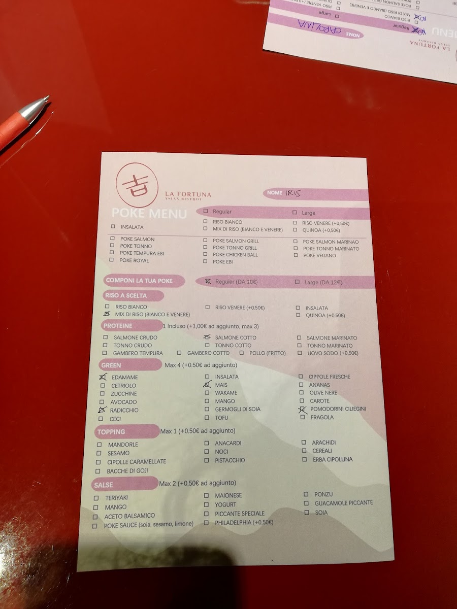 Menu La Fortuna - Asian Bistrot-3